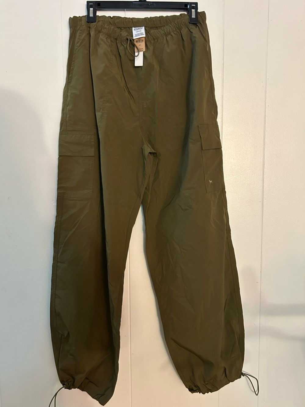 Victoria's Secret Olive Green Cargo Drawstring Pants